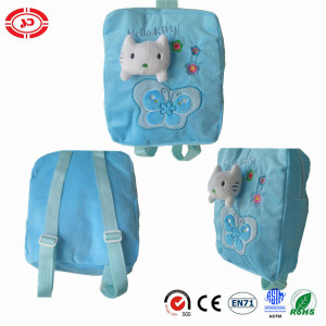 Sky Light Quality Kitty Cat Baby Girl Lovely Gift Schoolbag